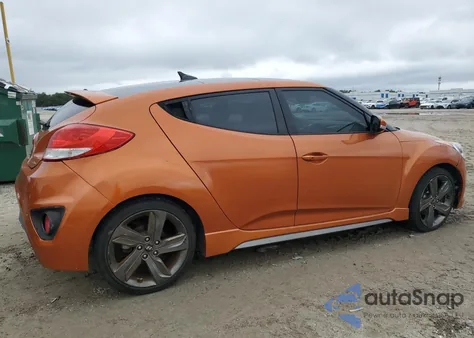 2015 Hyundai Veloster Turbo из США, поврежденный, VIN KMHTC6AE6FU237638